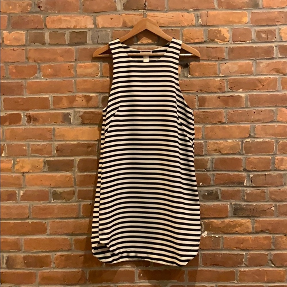 H&M striped shift dress
